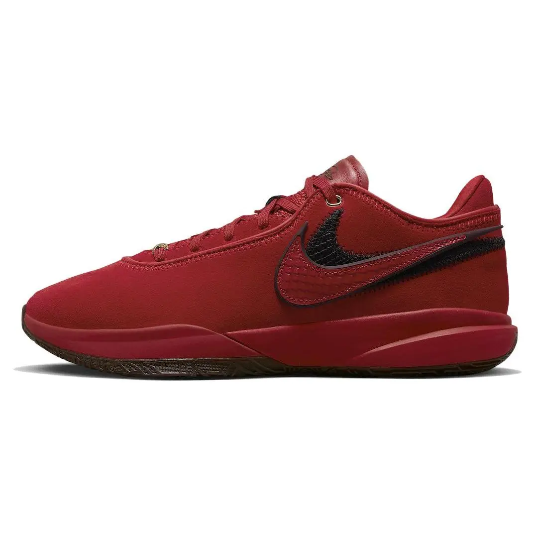 Nike X Liverpool F.c. LeBron 20 University Red' Versatile Cushioned Durable Low Top Basketball Shoes Men's DV1193-600