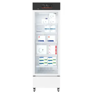 24 in. 11 cu. ft. Medical Pharmacy Refrigerator With Multi-Level Emergency Alarms in White, UL Listed (KM-PHR-11C)