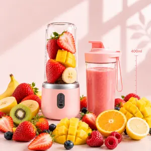 Ultimate Portable Blender! USB Rechargeable & Compact for Smoothies On-The-Go - Perfect Travel, Back To School & Gym! Leak Proof Design, Makes Shakes & Baby Food in Seconds cup juicer rechargeable mini blender vegetable