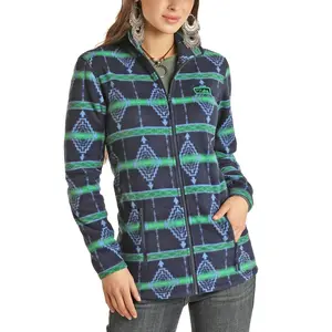 Powder River Outfitters Ladies Full Zip Aztec Fleece Jacket 52-1039-41