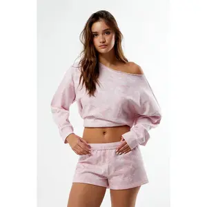 Pacsun Women's Tree Camo Fleece Shorts