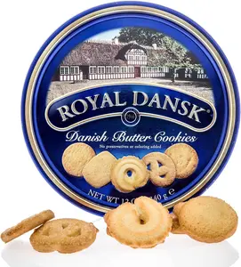 Danish Bite-Sized Cookie Selection - 12 Oz (Pack of 1) Snack Biscuit, No Preservatives or Coloring Added for Natural Cookie Experience