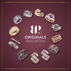 BP Original (OGs) Ring Collection Unrevealed Fizzable Cube in Gold Rose Gold Rhodium or Hematite Platings