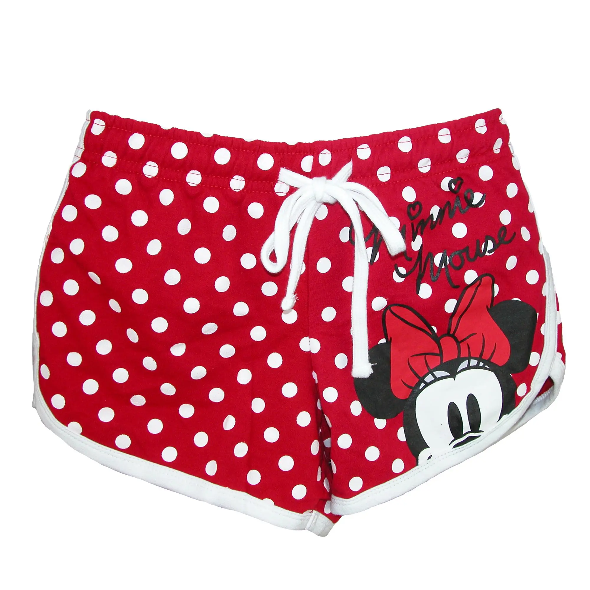 Disney Minnie Mouse Polka Dot Shorts, Athletic Shorts, Cotton, Bottom