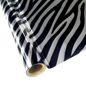 Laser Foil 12" StarCraft Electra Foil - Silver Zebra