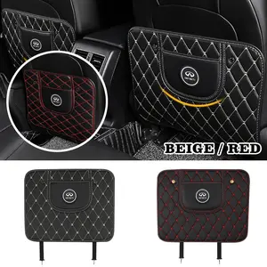 Infiniti Car New Protective Accessories, Child Seat Rear Protection Cover, Fits Infiniti Models, with Storage Bag, Car Seat Organizer, Anti-Scratch, Anti-Slip