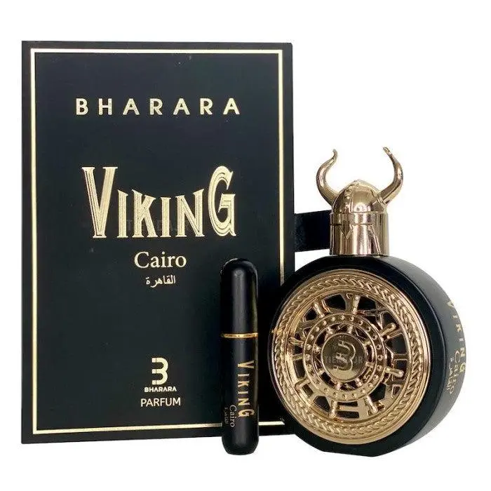 BHARARA VIKING CAIRO Men's EDP Cologne Spray, 100mL (3.4oz) EDP Perfume Fragrance for Unisex Beauty & Personal Care