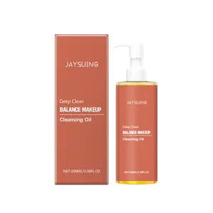Jaysuing Cleansing Oil, Gentle Cleansing Facial Skin Makeup Cleansing Refreshing Eye And Lip Makeup Remover