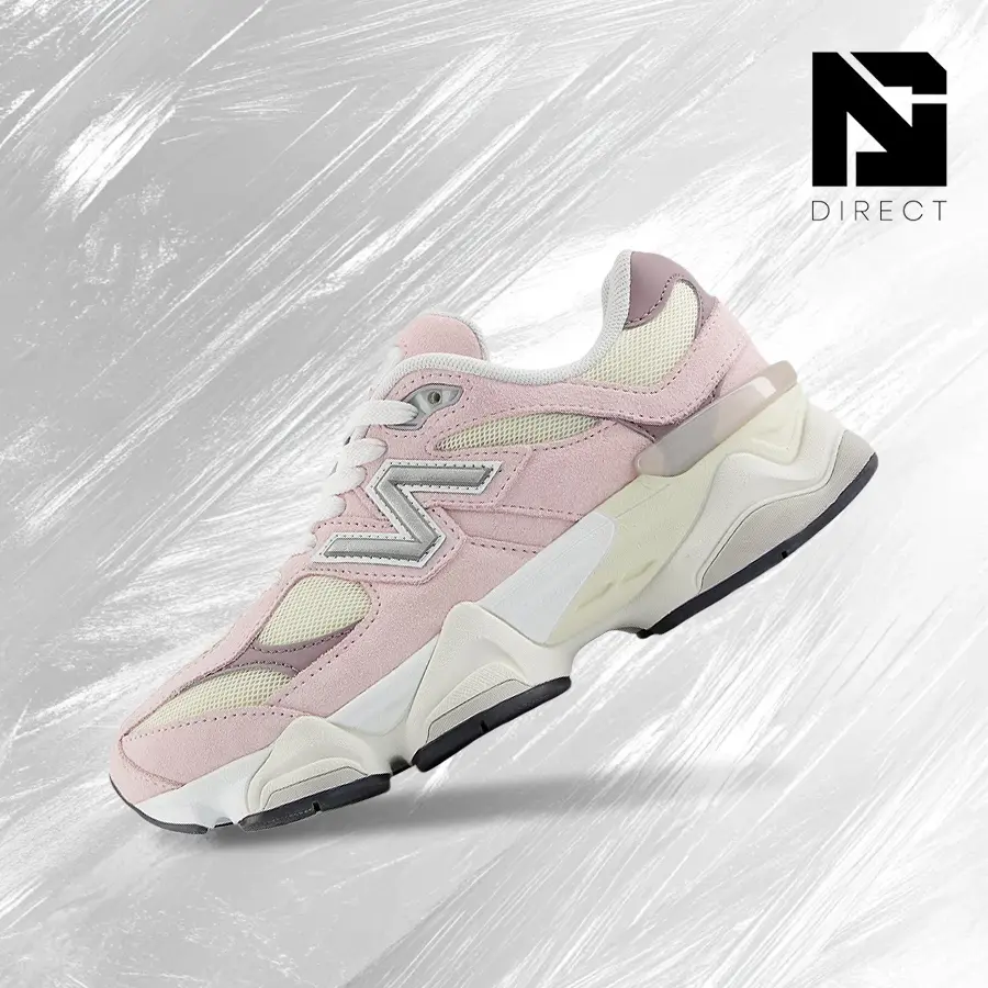 NEW BALANCE Women's 9060 Pink White (GS) Lifestyle Sneakers - Shock-Absorbent Comfort, Vintage Spring-Summer Inspired, Gym-Streetwear Casual, Back to School Athletic Running Shoes - GC9060BE, Multi-Size