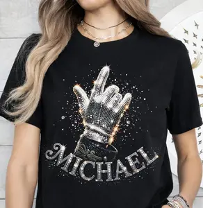 Michael Jackson RHINESTONE Glove T-Shirt