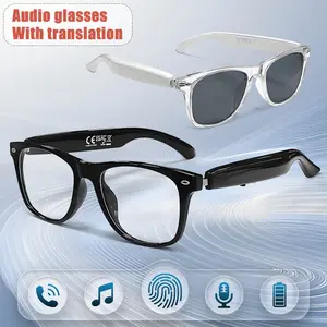 Koipsse Smart glasses, Touch Control Glasses, translation headphones TWS wireless HIFI sound quality BT5.4 unisex dual touch rechargeable long battery life make phone calls sunglasses play music Multifunctional Audio Sunglasses