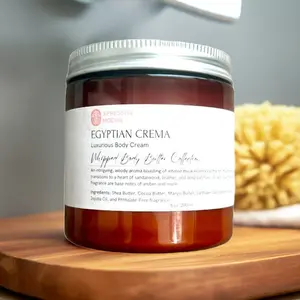 XPRESSIVE MOCHA Egyptian Crema Luxe Body Butter Cream 170g - Soothing Eczema Relief with Shea & Cocoa Butters for Dry Skin Care