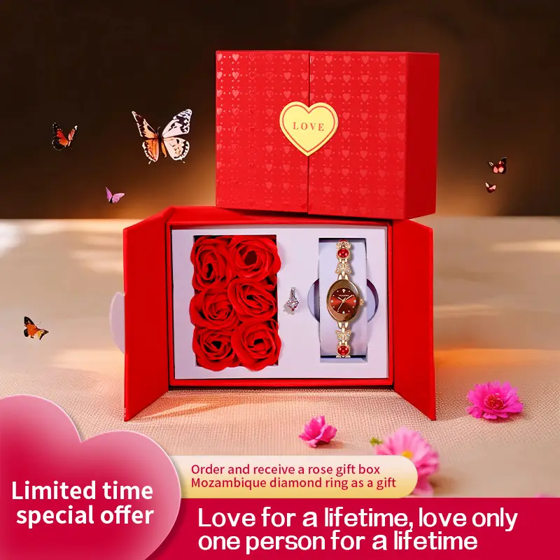 Veadons Women's Watch – Elegant Jewelry Bracelet Watch, which doubles as both a watch and a bracelet. It is water-resistant and adjustable in size. Co