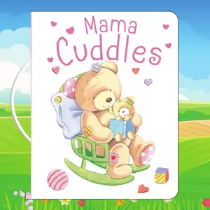 Playful Cuddles Handle Durable Board Book - Gentle Rhymes, Easy Carrying, Toddler Learning Book, Baby Showers Gift, Mother’s Day Present