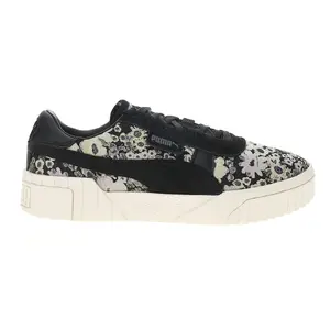 PUMA Womens Cali Og Dark Floral Lace Up Sneakers Shoes Casual - Black