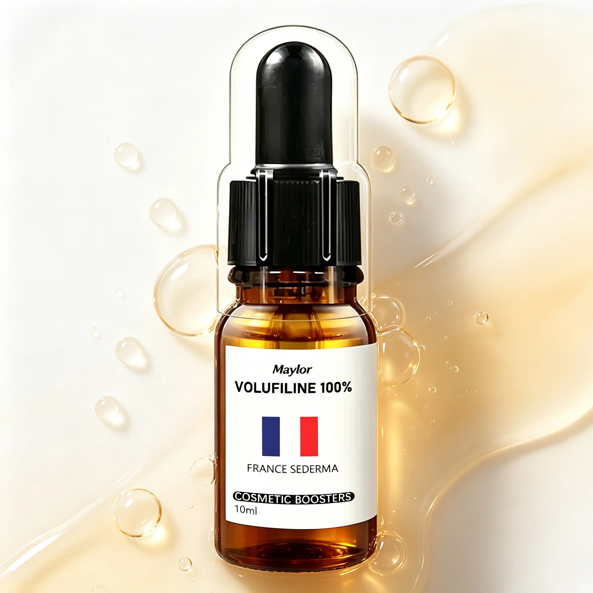Lightweight Volufiline Skincare Booster (10ml) - France-Sourced Cosmetic Base, DIY Ingredient for Face & Body, Versatile Beauty Oil for Custom Skincare Blends