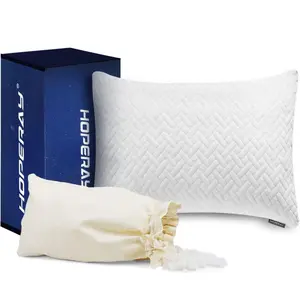 Adjustable Memory Foam Pillow with Cooling Function for All Sleep Positions - Perfect for Side, Back, Stomach, and Pregnant Sleepers