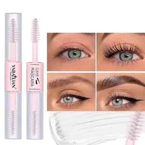Dual-end transparent mascara and eyebrow styling gel fixative. It acts as a raincoat for eyelashes and eyebrows, preventing smudging and providing a three-dimensional effect