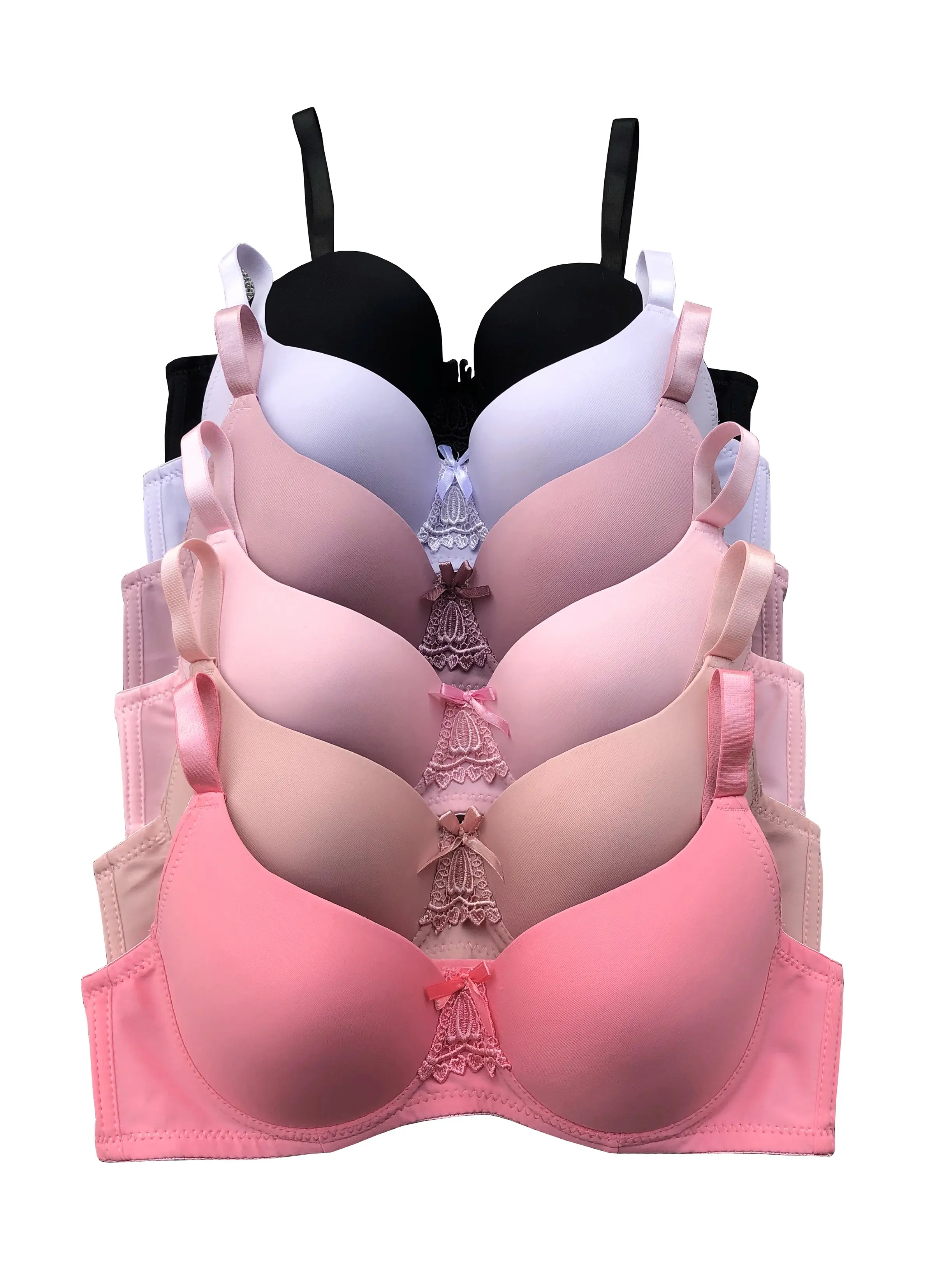 Women's 6-Pack Full Coverage Underwire Bras