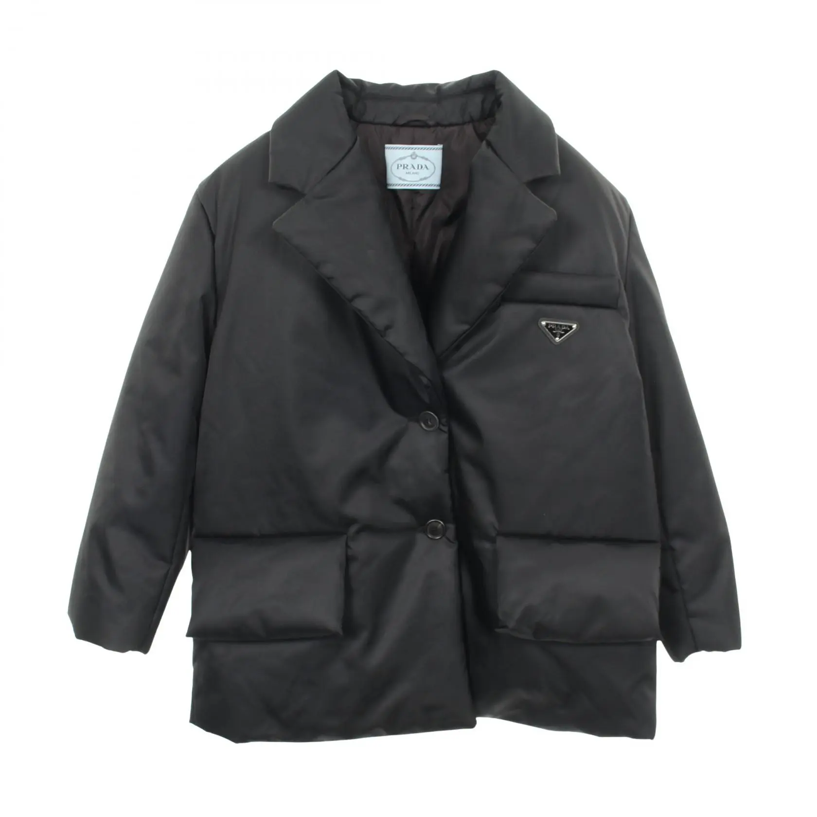 Pre-owned PRADA Nylon Small Leather Goods Re Down Jacket