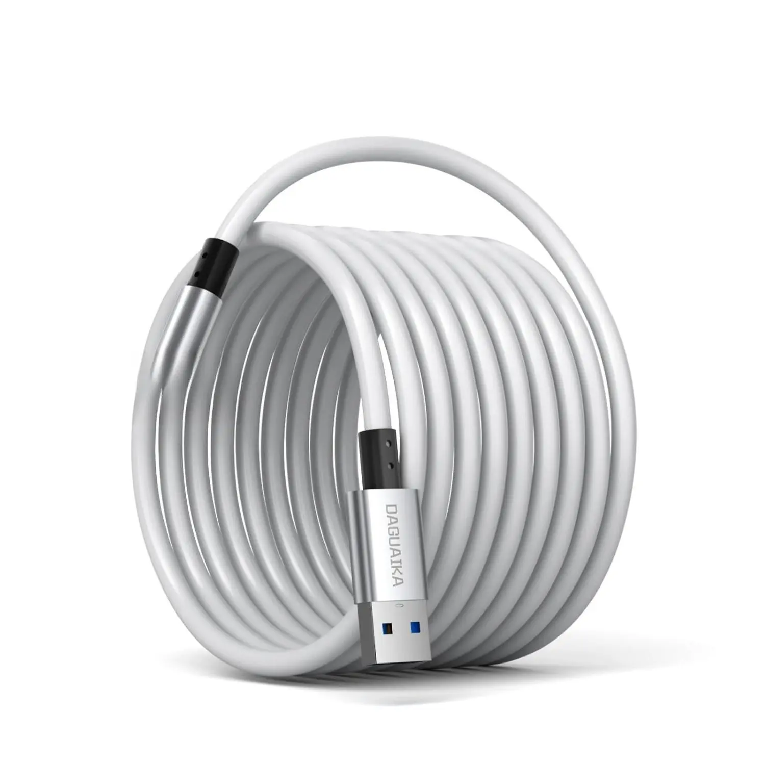 DAGLAIA 16 Feet Link Cable for Quest 3S VR Cable Compatible with Meta Oculus Quest 3 3S Pico 4 Ultra Accessories High Speed Data Transfer USB 3.0 to USB C Cord