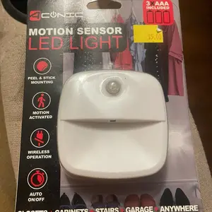 Conic motion sensor LED light