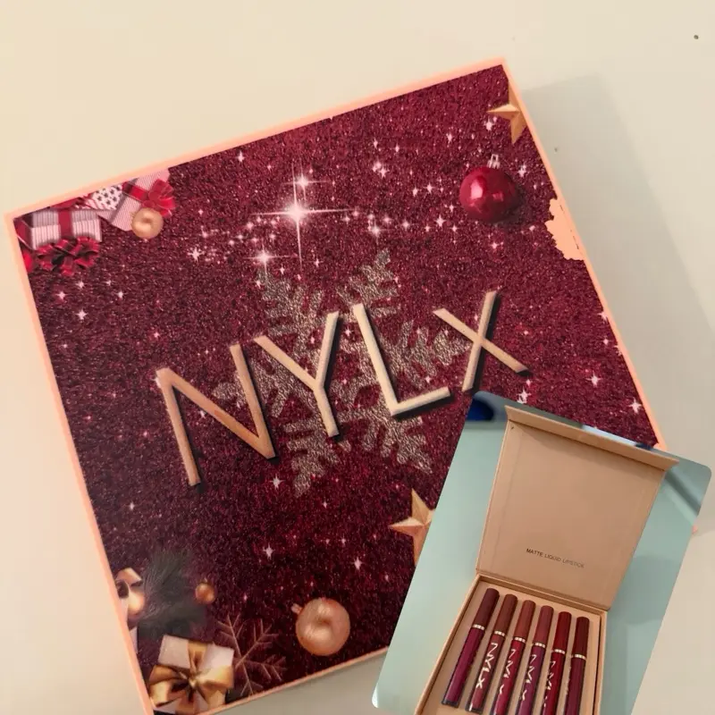 Christmas Gift Lipstick Set Kiss Proof Holiday Edition 6pc Lipstick by Newyork Luxe NYLX