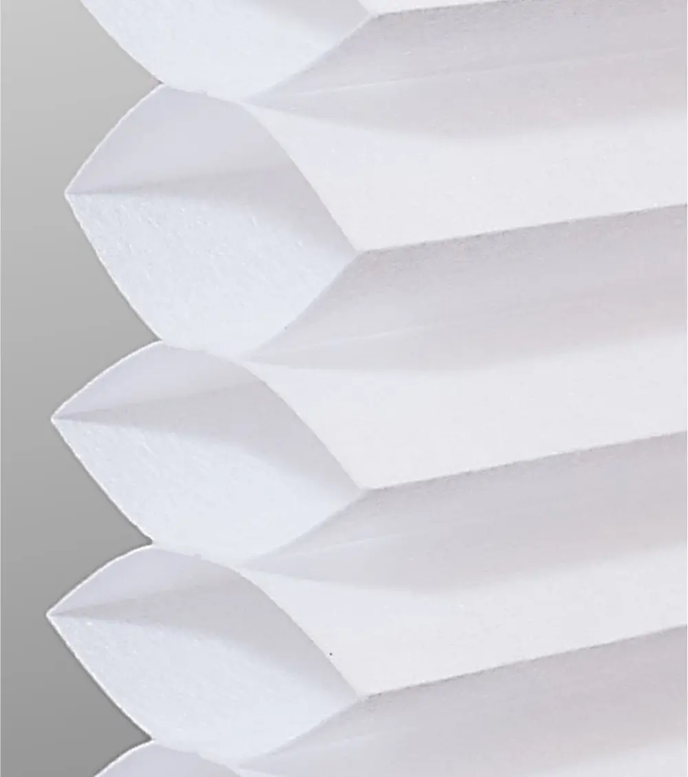 Bravada Select Cordless Honeycomb 9/16-Inch Cellular Shade Light Filtering WHITE Inside Mount Easy Use Safe for Pets & Children Stress-Free Installation with PVC Rails