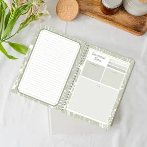 Devotional Notebook for Personal Reflection & Prayer - Soft Pastel Green Laminated Regular Edition in English - Organized Layout & Aesthetic Appeal