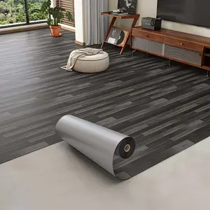 Vintage Wood Grain Self-Adhesive Wallpaper Roll, Waterproof Wallpaper Film, Waterproof PVC Floor Sticker, Ideal for Kitchen, Living Room, Bathroom, Hallway, Home, Dormitory