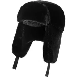 Nice Original Trapper Hat with Ear Flaps - Winter Style Fur Pilot Ushanka, Windproof Skiing for Men & Women