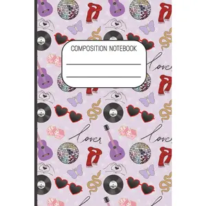 Composition Notebook: Swift Inspired Wide Ruled Note pad for School | 100 Pages | 6 x 9