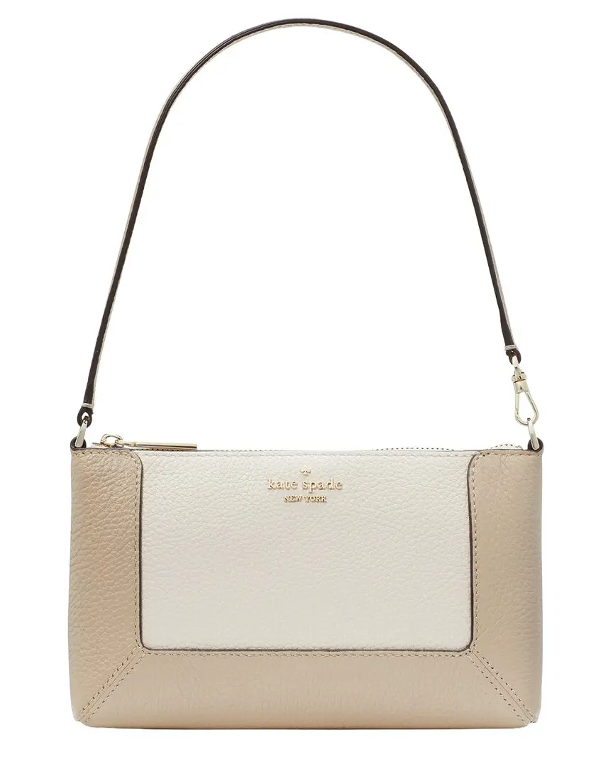 kate spade new york Lena Colorblocked Pebbled Leather Convertible Wristlet