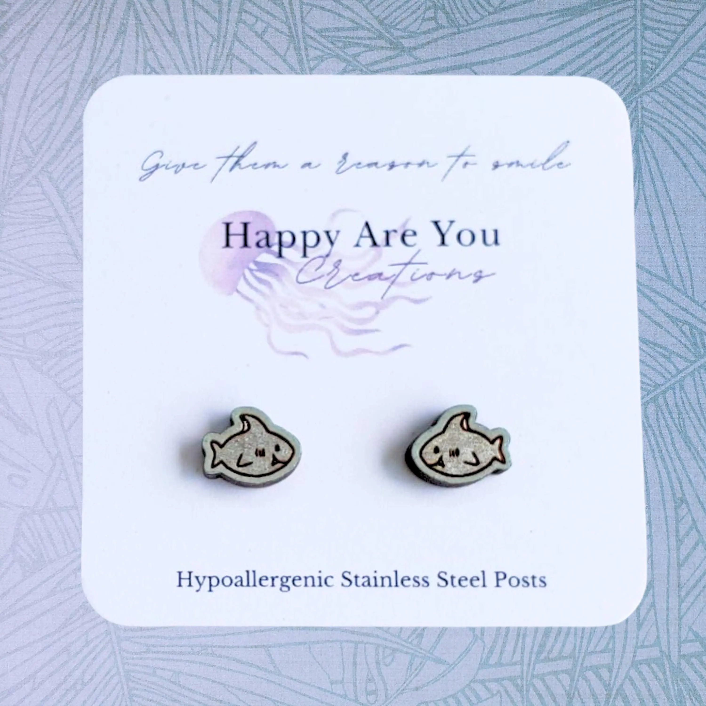 Shark Stud Earrings