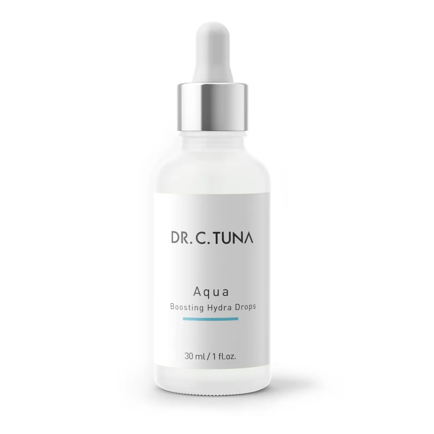 Aqua Boosting Hydra Drops Face & Neck Serum - 30mL (1-1.9 fl oz) Water-Based Moisturizing Essence with Hyaluronic Acid, Algin, Glycerin, Lightweight Fast-Penetrating Barrier Repair for All Skin Types Daily Hydration Care