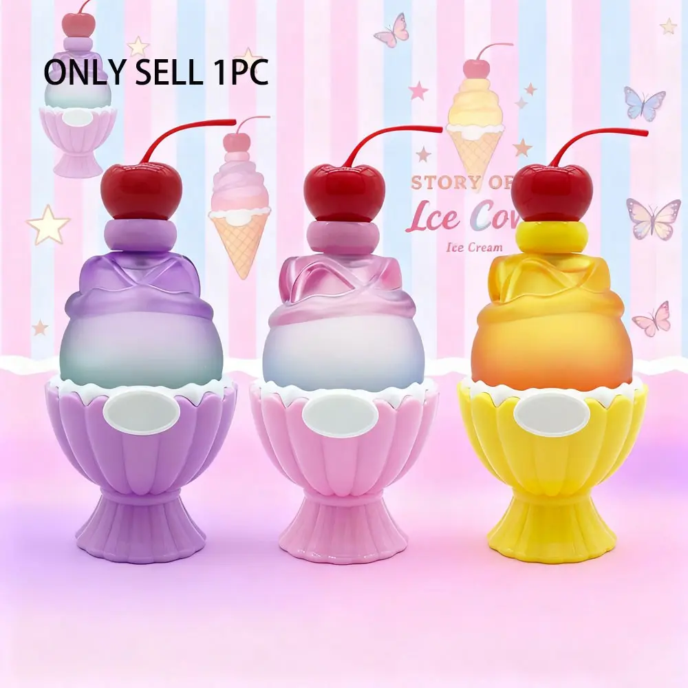 1count 60ML Ice Cream Eau de Perfume for Women, Long-Lasting Floral Scent, Floral Woody Fragrance, Summer Fragrance, Daily Summer Fragrance, Daily Scented Perfume, Suitable for Any Occasion, Portable, Gift Idea