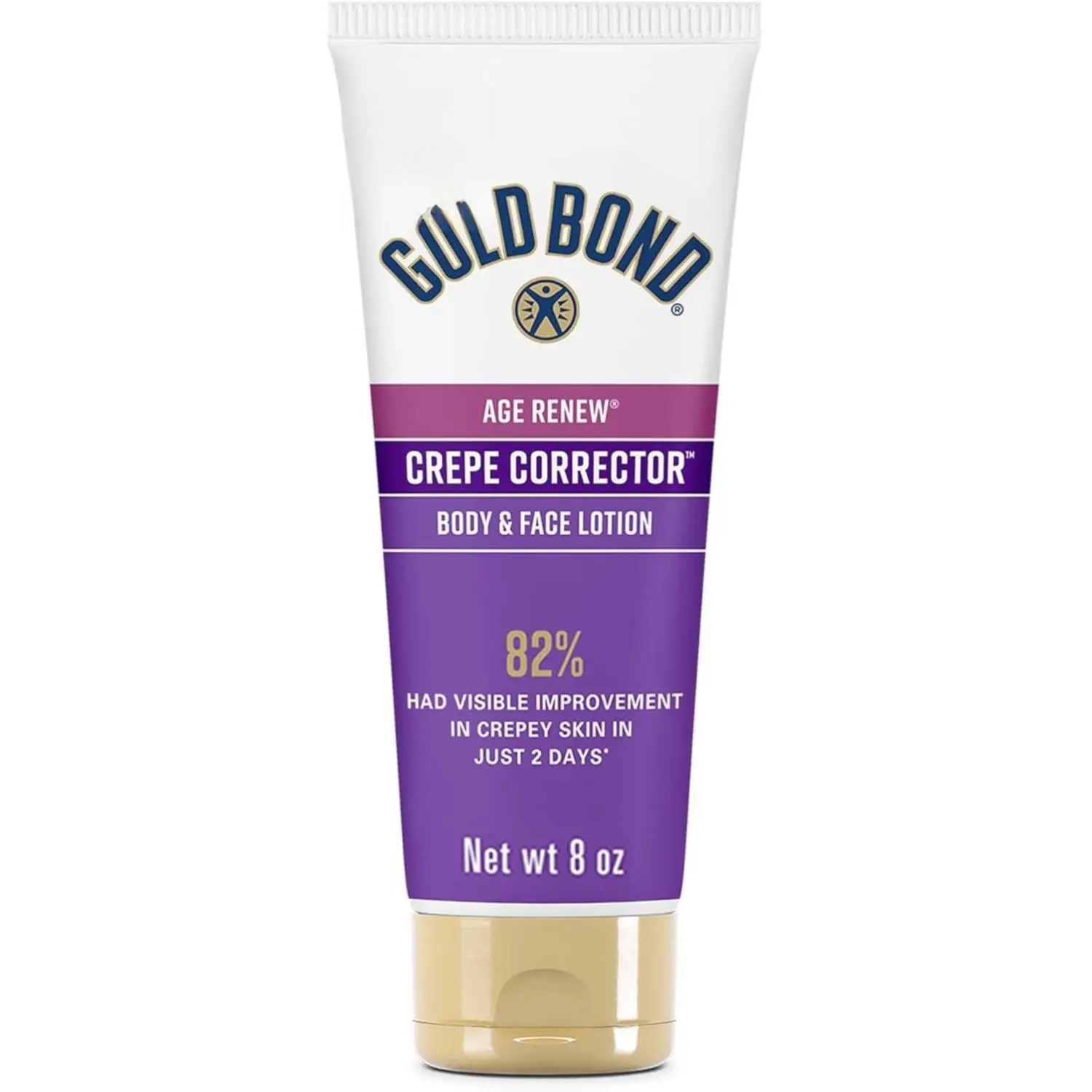 Gold Bond Age Renew Crepe Corrector Body Lotion - Hydrating Nourishing Body Care Moisturizer, Replenishing & Smoothing Formula, 8 oz Lightweight Moisture