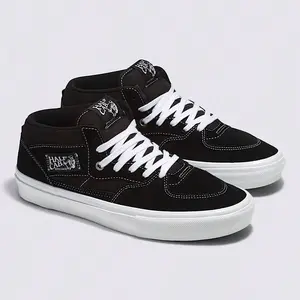 Vans Skate Half Cab Sneakers Black White Unisex Shoes