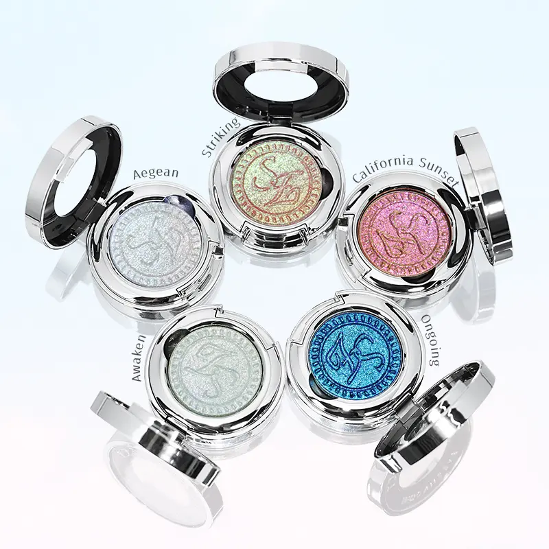 SHEEN EFFECT Eyeshadow Trio Cream Pencil Multichrome Colour - shifting Sparkly Shimmer Iridescent Metallic