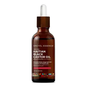 Haitian Black Castor Oil: Original (3.4oz) Super Size