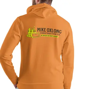 Mike Oxlong Construction Company HOODIE, Unisex Cotton, work hoodie