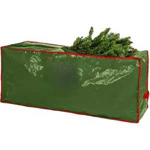 Christmas Tree Storage Bag - Stores 7.5 Foot Artificial Xmas Holiday Tree, Durable Waterproof Material, Zippered Bag, Carry Handles, Protects Against Dust, Insects and Moisture.