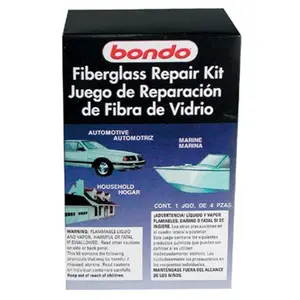 212 MAIN Bondo Fiberglass DIY Repair Complete Kit - 1 Qt, Sports Collectibles Accessory with Easy Directions for Collectibles Repair