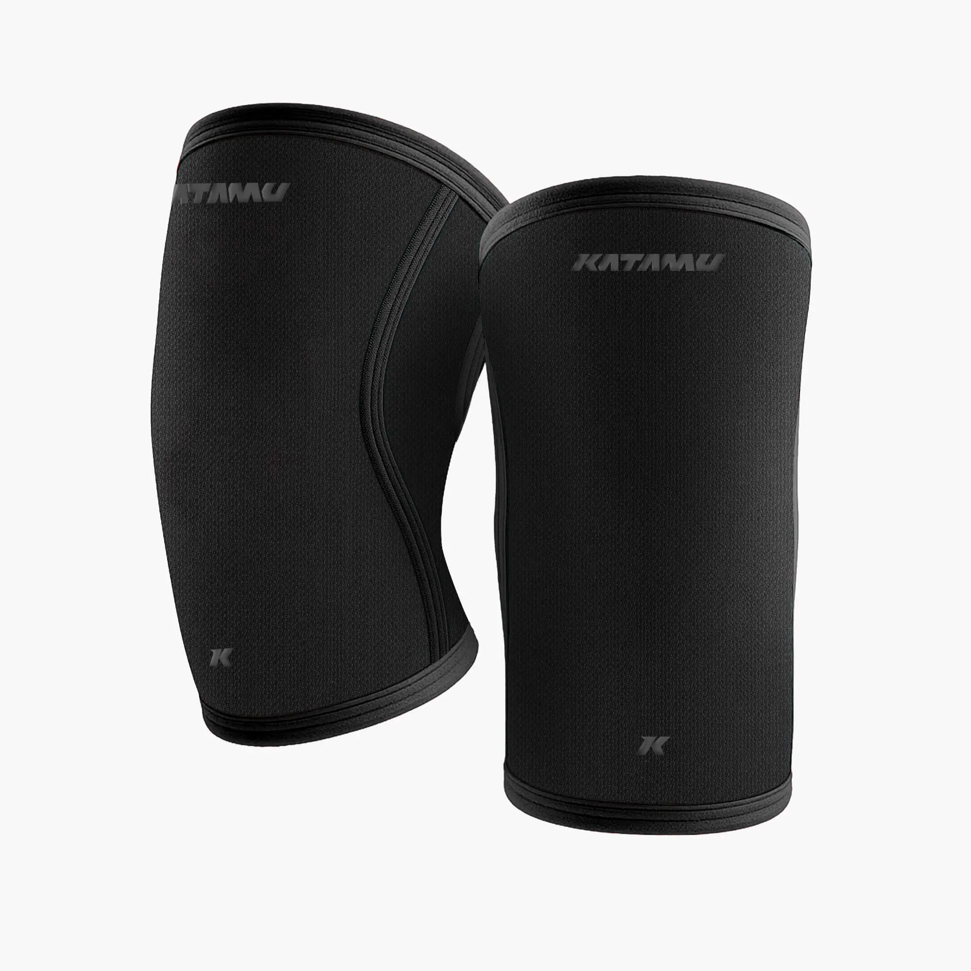Katamu Core Knee Sleeves - Blackout, Supportive Sleeves for Knee Protection For Squats, Lunges & Deadlifts
