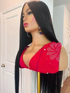 Silky Buss Down Straight Glueless Wig – 26 Inches-330 grams | Raw Vietnamese Hair | 2x6 Closure