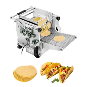 fathersdaygift VEVOR Electric Tortilla Maker, 5.5 Inch Diameter Automatic Corn Tortilla Making Machine with Non-Stick Coating, Electric Chapatti Machine Suitable for Produce Sopes Gorditas Roti Pita Tortilla Pizza