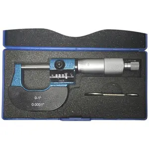 iGaging Digital Outside Micrometer - 2-3" Range, Digital Counter, Heat Shield, Steel Frame, Carbide Measuring Faces, ±0.0002" High Accuracy, Automotive & Motorcycle Repair Diagnostic Tool