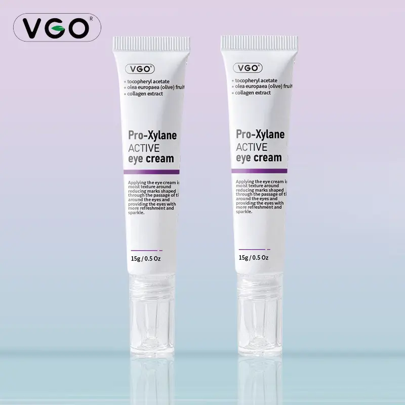 VGO Pro-Xylane Anti-Aging Eye Cream - Hydrating Moisturizer with Hyaluronic Acid for Dark Circles, Fine Lines, Firming, Radiance, All Skin Types, 15g Intensive Eye Treatment, Hydrate, Under Eyes