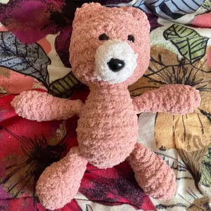 Dusty Rose Pink Teddy Bear