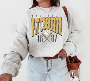 [SALE UP TO 50%] Vintage Pittsburgh Baseball Sweatshirt � Retro Pittsburgh Baseball Hoodie Gear, Bucs Fan Merch Shirt, Buccos Baseball Style for Men & Women